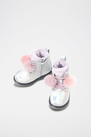 Bottines fourrées Gris clair