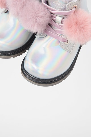 Bottines fourrées Gris clair