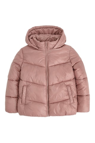 Doudoune à capuche - Rose