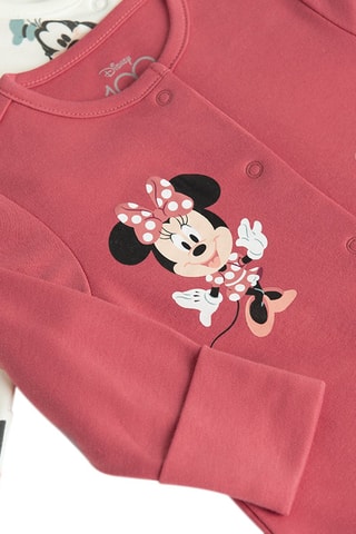 2 grenouillères Minnie et Daisy Disney - Multicolore