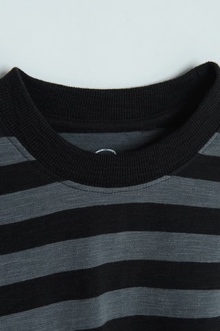 T-shirt - Noir et gris foncé
