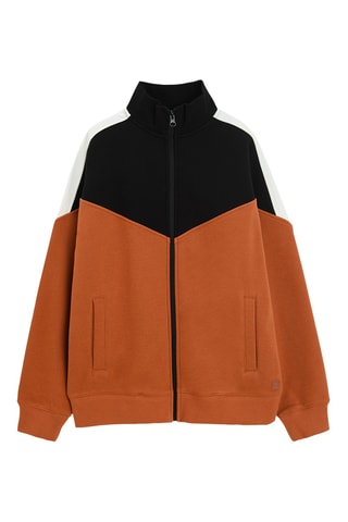 Sweat - Orange et noir