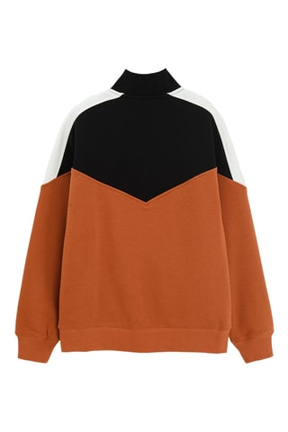 Sweat - Orange et noir