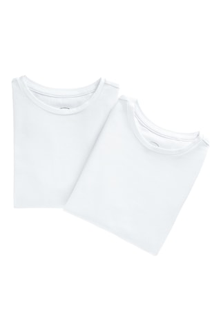 2 t-shirts - Blanc
