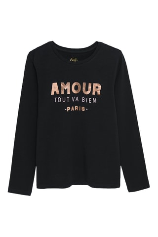 2 t-shirts - Noir et beige