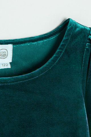 Robe en velours - Vert