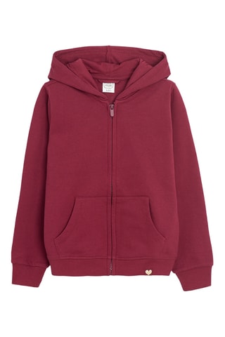 Sweat à capuche - Rouge