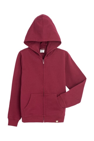 Sweat à capuche - Rouge