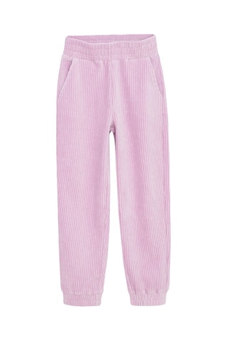 Jogging en velours - Mauve