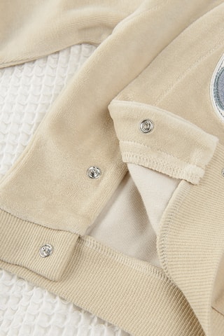 Sweat en velours - Beige