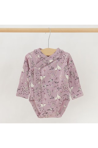 2 bodys en coton biologique - Rose