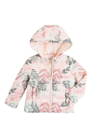 Parka 2-en-1 - Vert d’eau et rose poudré