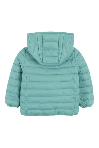 Doudoune à capuche - Turquoise