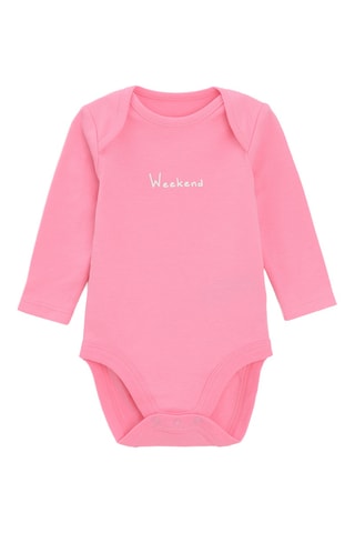 5 bodys - Rose et beige