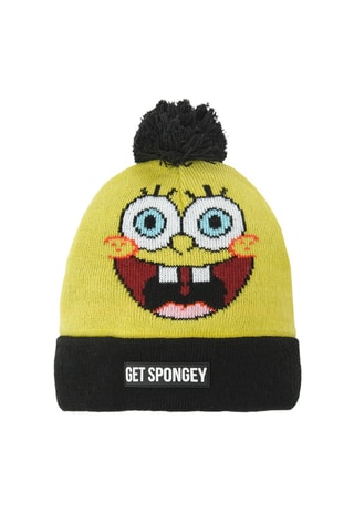 Bonnet à pompon Bob l’éponge - Bleu marine