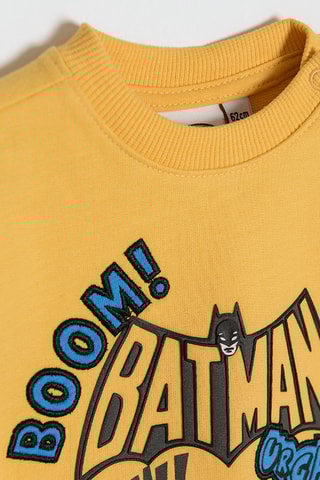 Sweat et jogging Batman La Ligue des Justiciers DC Comics - Jaune et gris clair chiné