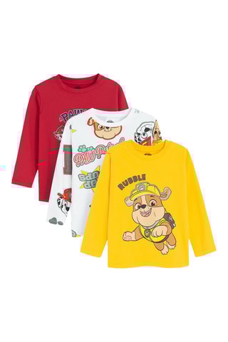 3 t-shirts Pat’Patrouille - Jaune et blanc