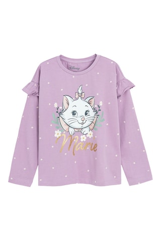 T-shirt Marie Les Aristochats Disney - Violet