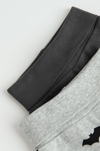 2 pantalons Batman La Ligue des Justiciers DC Comics - Gris clair chiné et anthracite