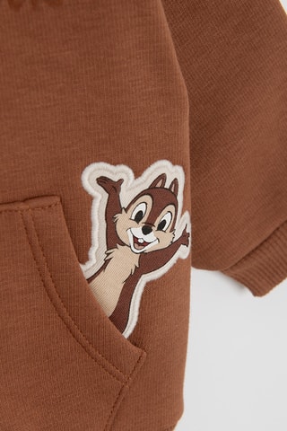 Sweat Tic et Tac Disney - Marron clair