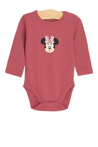3 bodys Disney et Looney Tunes - Blanc et rose