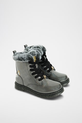 Bottines fourrées - Gris foncé