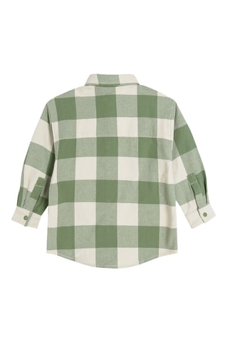 Chemise - Beige et vert