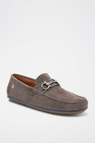 Nubuck Mocassins Grijs