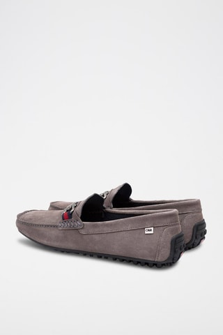 Nubuck Mocassins Grijs