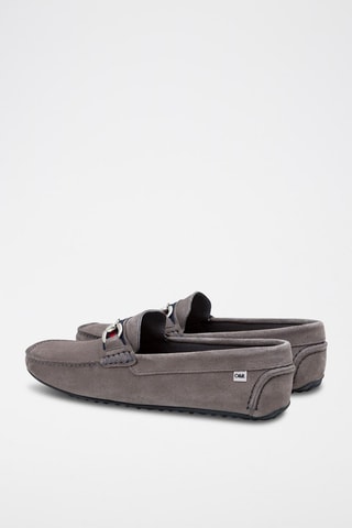 Nubuck Mocassins Grijs
