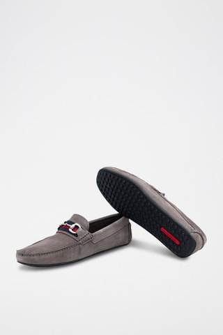 Nubuck Mocassins Grijs