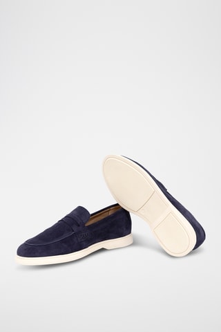Leren Mocassins Milpor - Marineblauw