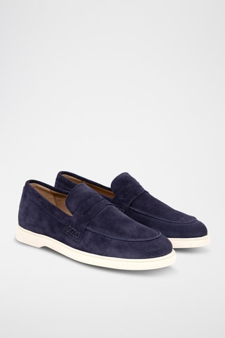 Leren Mocassins Milpor - Marineblauw