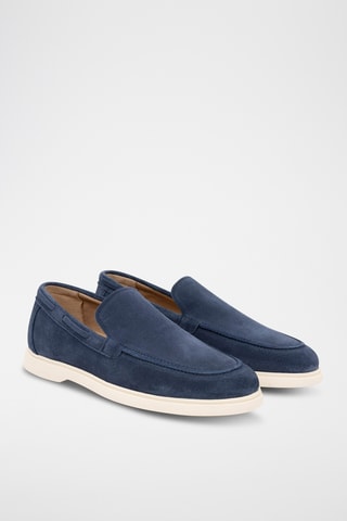 Leren Mocassins Milsan - Marineblauw
