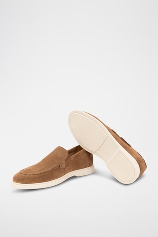 Leren Mocassins Milsan - Lichtbruin