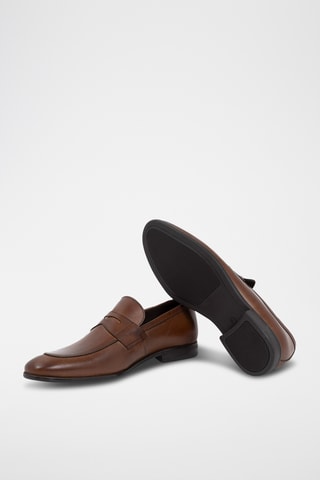 Leren Mocassins Miluden - Bruin