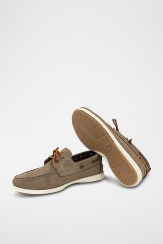 Leren Bootschoenen Naupor - Grijs