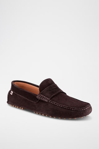 Nubuck Mocassins Sadok - Bruin
