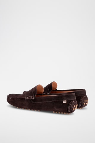 Nubuck Mocassins Sadok - Bruin