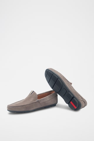 Nubuck Mocassins Safat - Grijs
