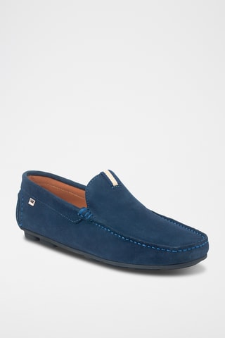 Nubuck Mocassins Safat - Indigoblauw