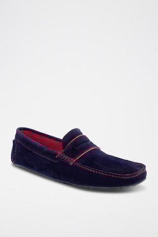 Nubuck Mocassins Sandro - Koningsblauw