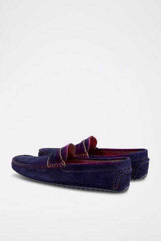 Nubuck Mocassins Sandro - Koningsblauw