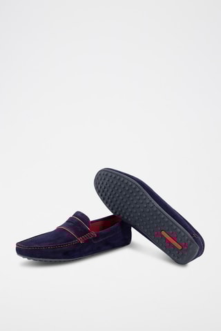 Nubuck Mocassins Sandro - Koningsblauw