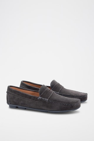 Nubuck Mocassins Sayor - Grijs