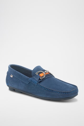 Nubuck Mocassins Sekio - kobaltblauw