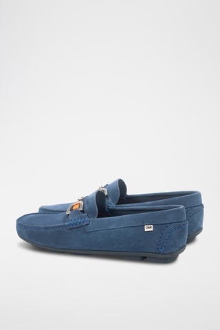 Nubuck Mocassins Sekio - kobaltblauw