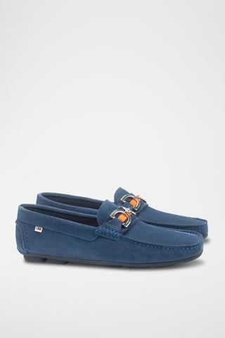 Nubuck Mocassins Sekio - kobaltblauw