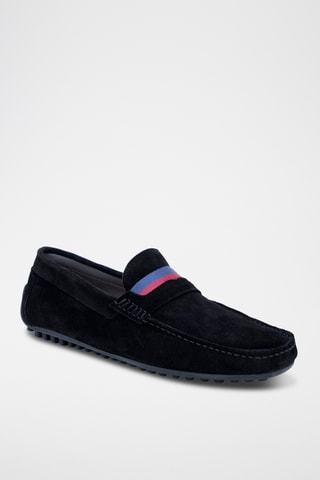 Nubuck Mocassins Semipo - Zwart
