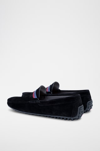 Nubuck Mocassins Semipo - Zwart